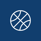 Graphic of a basketball
