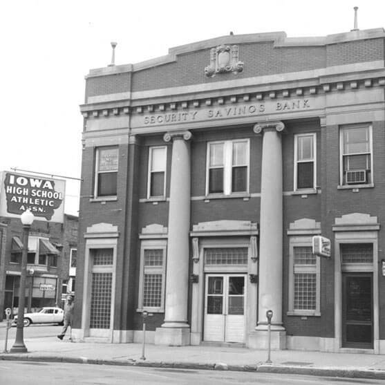 View of the IHSAA office in 1944