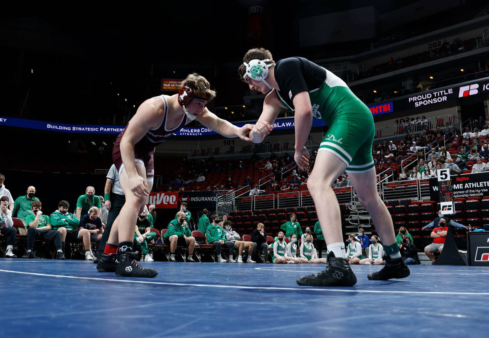 Sights and sounds from Day 1 of 2022 Iowa high school state wrestling