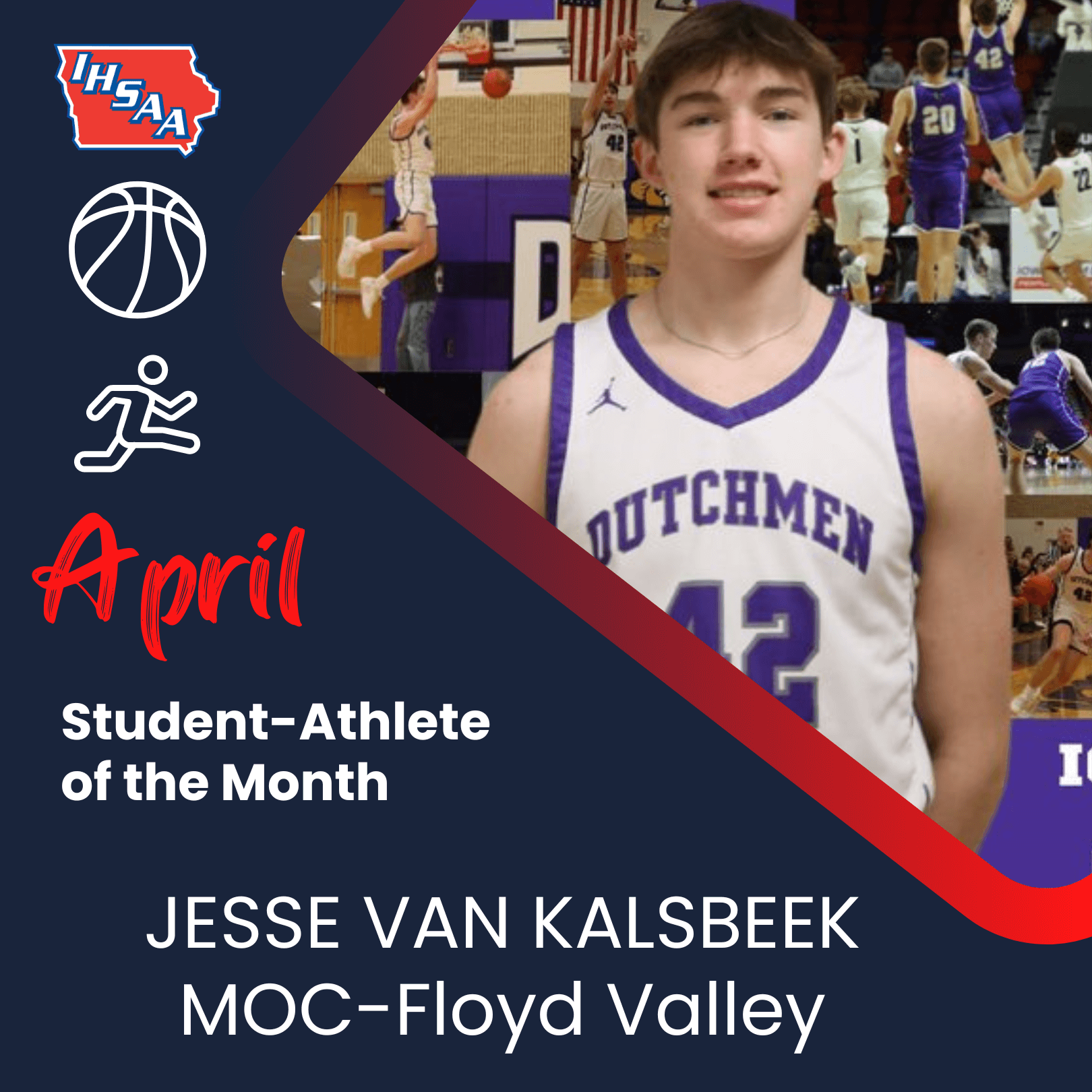 April 2024: Student-Athlete of the Month